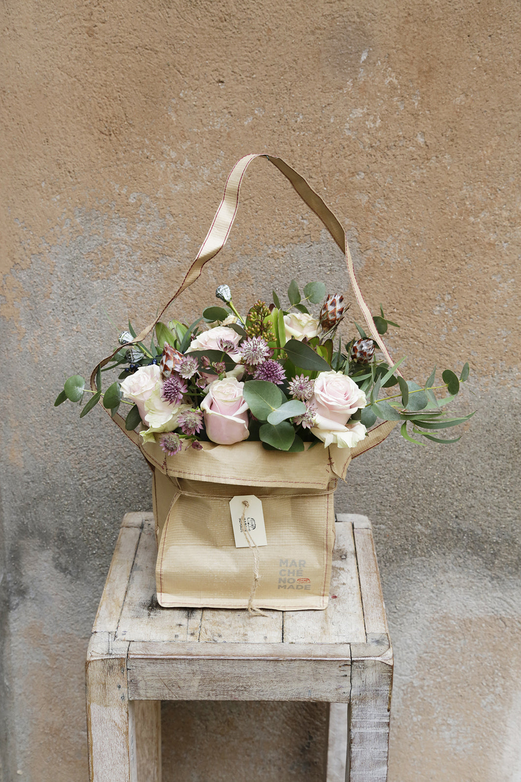 Flower Bag L Rosa Romantic